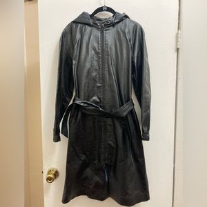 A.P.C. Coated Black Trench